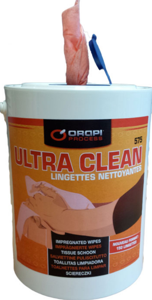 Lingettes  (150p ) Orapi ULTRA-CLEAN  575 20 x 30 cm 