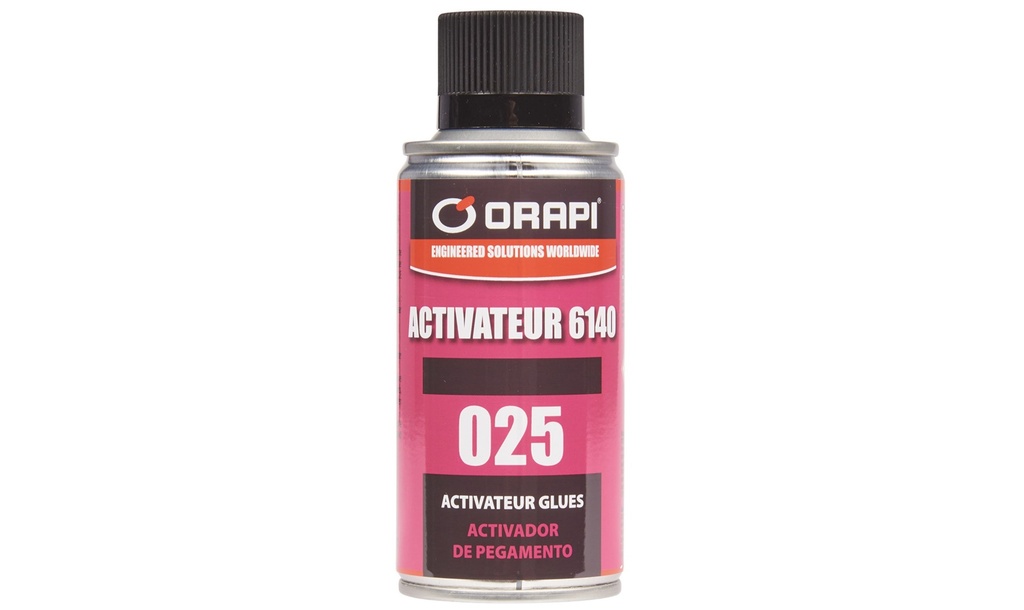 [4025A1] Activateur pour colles glues (cyanoacrylates) ORAPI 6140 Aérosol 210 ml