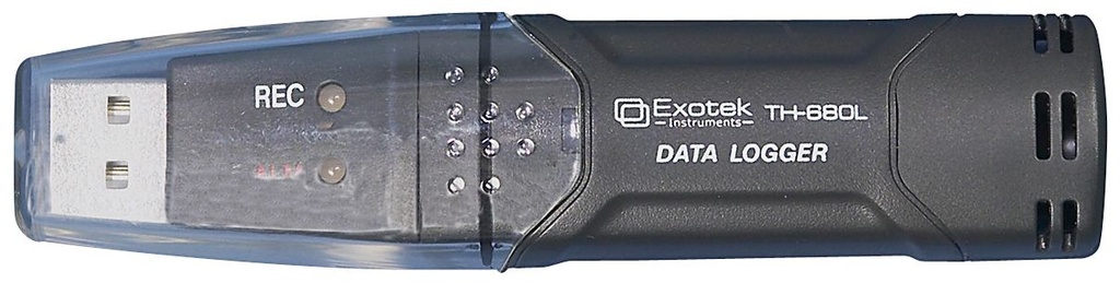 [155910102] Thermo-hygromètre avec enregistreur pour mesures prolongées TH-680L EXOTEK INSTRUMENTS