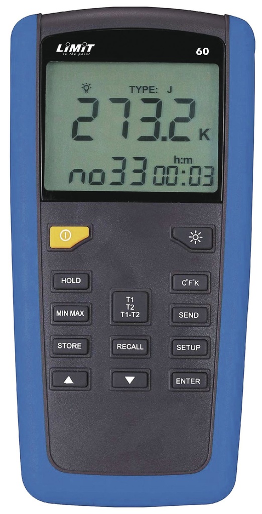 [153210109] Thermomètre industriel digital (-10° à +50°C) LIMIT60 LIMIT 175x8x30 mm