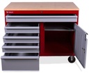 Etabli mobile 5 tiroirs + 1 armoire MW Tools DEW12060L5