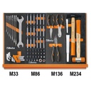 Composition de 215 outils (Maintenance générale) en plateaux mousse compacte 5988U/7M BETA