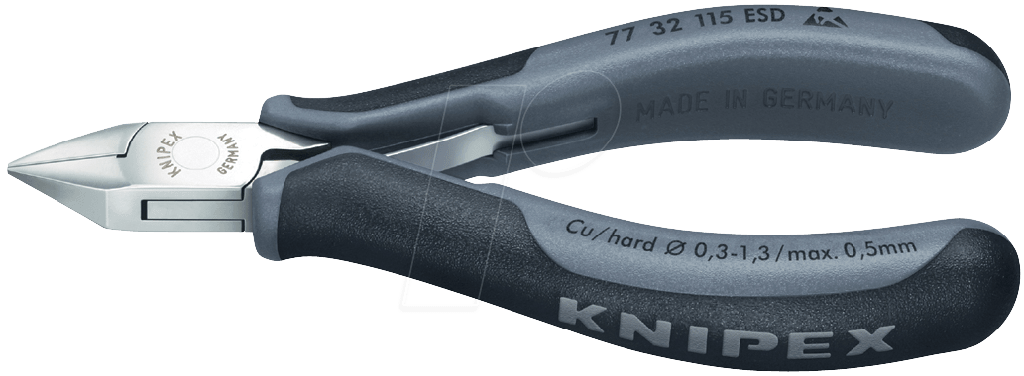 Pince coupante électronique Knipex 115mm - 77 32 115 ESD