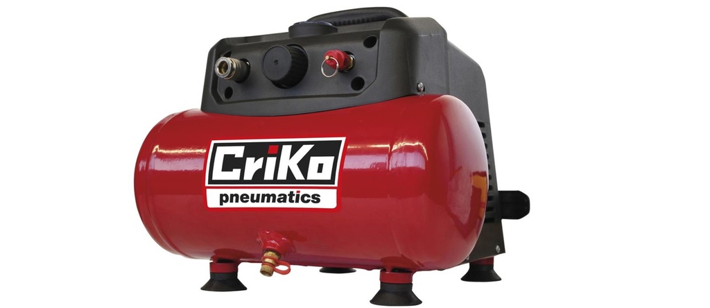 Compresseur sans huile Criko 6L - 1,5cv - 180L/min