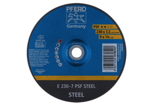 Disque à ébarber Pferd PSF Steelox  230 x 7,2