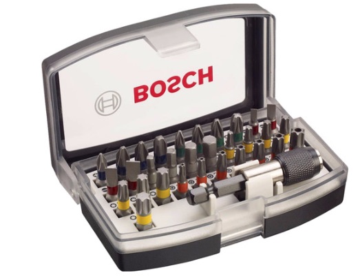 Coffret de 32 embouts de vissage PRO 1/4¨ Bosch