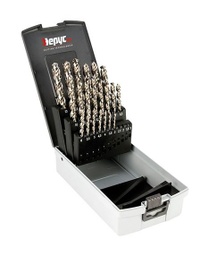 [31139.001011] Coffret de forets DIN 338 HSS-Co 1 à 10,5 + 3,3/4,2/6,8/10,2