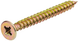 [13111.030020] Vis à bois tête fraisée Acier zingué jaune filet complet 3 x 20/20
