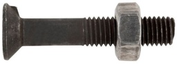 [13062.240080] DIN 604/555 Vis tête fraisée ergot avec écrou hexagonal Acier brut 4,6 M24 X 80