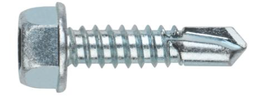 [13321.039013] DIN 7504K - ISO 15480 Vis autoforante à tête hexagonale Acier 4.8 zingué M3,9 X 13