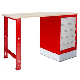 [20250.000151] Etabli modulaire 150cm avec armoire à tiroir MOD151