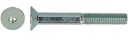 [12221.060010] DIN 7991 - ISO 10642 Vis à tête fraisée 6 pans creux Acier 8.8 Zingué M6 X 10