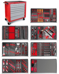 [20171.006753] Servante 7 tiroirs MW Tools - 512 outils MWE512G2