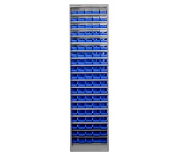 [856001203] Etagère DEBK95 650 x 205 x 1920 cm avec 95 bacs de rangement 16 x 10 x 7 cm