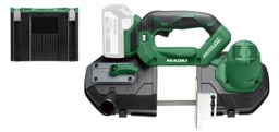 [CB18DBLW4SZ] Scie à ruban sans fil Hikoki CB18DBLW4SZ 18 V (sans accu ni chargeur) + coffret HSC IV