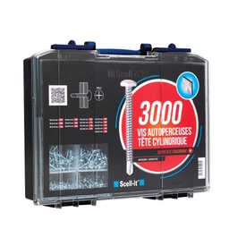 [COF003-TCC] Coffret 3000 vis TCB autoperceuses PZ Scell-it COF003-TCC