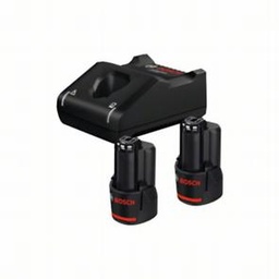 [1600A019RD] Pack X2 Accu Bosch GBA 12V 3,0 Ah + Chargeur GAL 12V-40