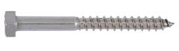 [11350.060080] Tirefond DIN 571 Inox A2 6 x 80