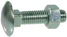 [11411.050045] Boulon à tête bombée collet carré DIN 603/555 Ac Zn M5 x 45