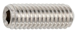 [12462.020002] DIN 916 - ISO 4029 Vis sans tête 6 pans creux bout pointu Inox A4 M2 X 2