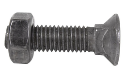 [11457.080030] DIN 608/555 VIS Tête fraisée collet carré court avec écrou hexagonal Acier Brut 8,8 M8 X 30