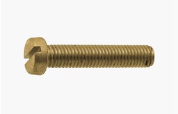 [13478.030004] DIN 85 - ISO 1580 Vis à tête cylindrique large (fendue) Laiton M3 X 4