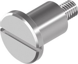 [13426.030003] DIN 923 Vis épaulée à tête cylindrique (fendue) Inox A1 M3 X 3