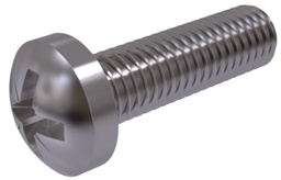[13524.060010] DIN 7985 - ISO 7045 Vis à tête cylindrique bombée (cruciforme PH) Inox A2 M6 X 10