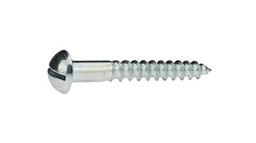 [13185.060070] DIN 96 Vis à bois tête bombée (fendue) Inox A2 M6 X 70