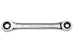 [21676.060080] Clé polygonale double droite Torx à cliquet 195FTX Beta  mm