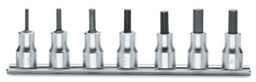 [22953.310075] Jeu de douilles tournevis 3/8’ pour vis (6 pans) creux Beta 910PE/SB7 (3-4-5-6-7-8-10 mm)