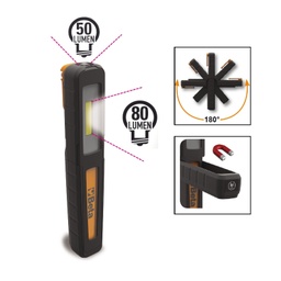 [20019.380005] Lampe de poche led droite BETA 1838P rechargeable