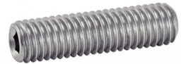 [12437.060025] DIN 913 - ISO 4026 Vis sans tête 6PC bout plat Inox A4 M6 X 25