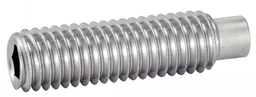 [12456.030010] DIN 915 - ISO 4028 Vis sans tête 6PC bout téton Inox A1 M3 X 10