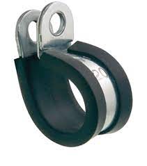 [19600.022000] Collier de fixation caoutchouté DIN 3016 Ac Zn W1 AGD - 22mm