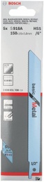 [36400.015002] Lame de scie sabre Basic for Metal Bosch (150mm) S918AF 2pcs