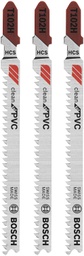 [36641.010003] Lame de scie sauteuse Clean for PVC Bosch (100mm) T102H 3pcs